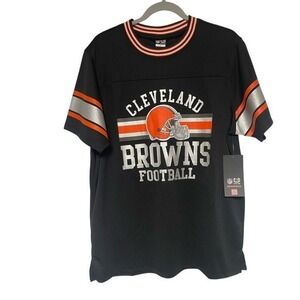 Cleveland Browns NFL Metallic Graphic Jersey Men's Large